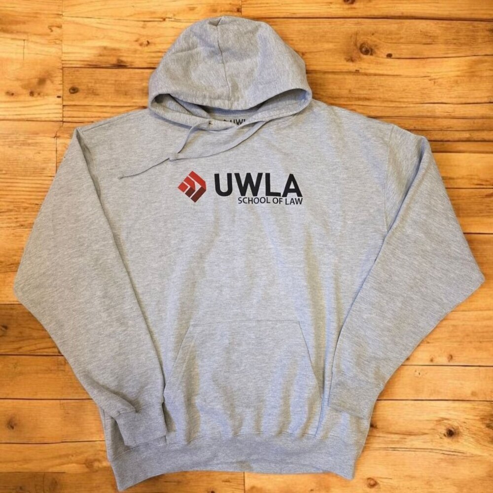 University Of‎ West Los Angeles School Of Law Hoodie Mens Sz XL Gray UWLA NWOT